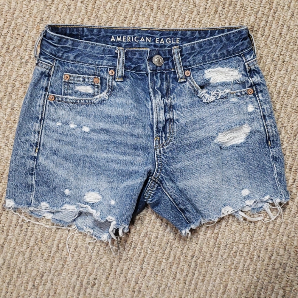 American Eagle Mom shorts denim 0